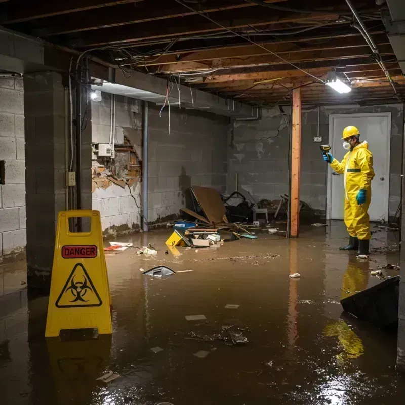 Flooded Basement Electrical Hazard in Firestone, CO Property